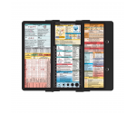 WhiteCoat Clipboard® Trifold - Black Primary Care Edition